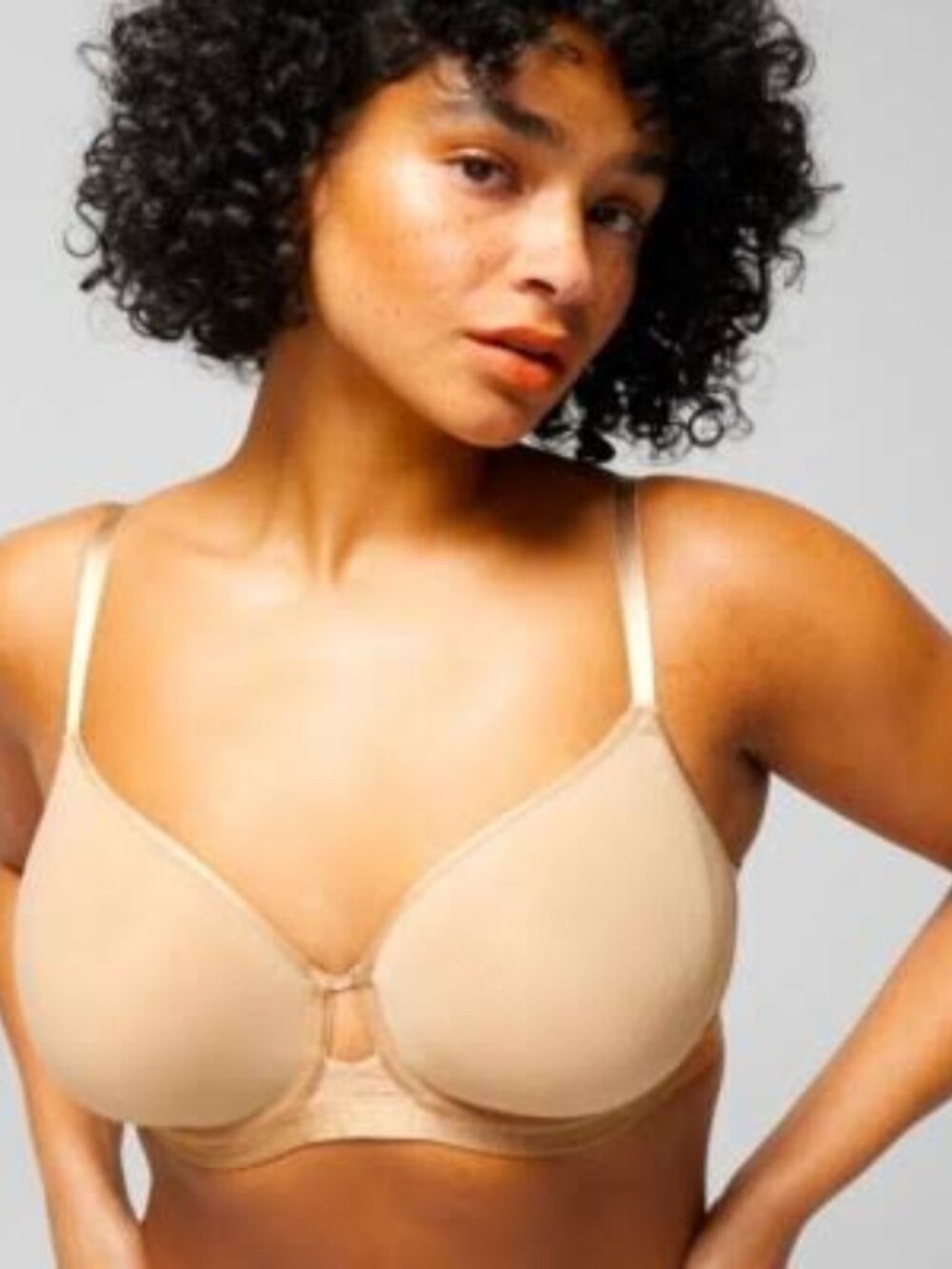 Soma Lightest Lift Perfect Coverage Bra 38DDD Nude Beige Underwire